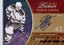 2008-2009 OPC Premier Signings PS-AA Artem Anisimov