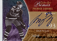 2008-2009 OPC Premier Signings PS-JV Jakub Voracek