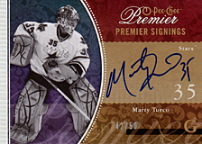 2008-2009 OPC Premier Signings PS-MT Marty Turco