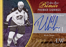 2008-2009 OPC Premier Signings PS-RN Rick Nash