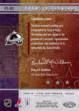 2008-2009 OPC Premier Signings PS-RO Ryan O'Reilly