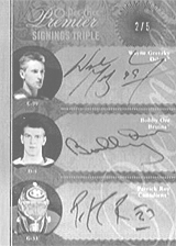 2008-2009 OPC Premier Signings - Triple PS3-BEST Wayne Gretzky :: Bobby Orr :: Patrick Roy