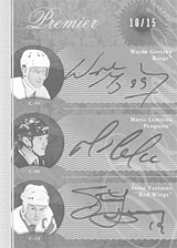 2008-2009 OPC Premier Signings - Triple PS3-LYG Mario Lemieux :: Steve Yzerman :: Wayne Gretzky