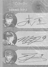 2008-2009 OPC Premier Signings - Triple PS3-TKD Evander Kane :: John Tavares :: Matt Duchene