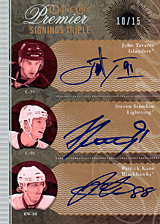 2008-2009 OPC Premier Signings - Triple PS3-TSK John Tavares :: Patrick Kane :: Steven Stamkos
