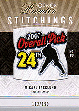 2009-2010 OPC Premier Stitchings PS-BA 