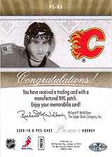 2009-2010 OPC Premier Stitchings PS-BA 