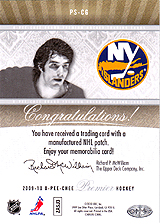 2009-2010 OPC Premier Stitchings PS-CG 