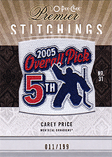2009-2010 OPC Premier Stitchings PS-CP 
