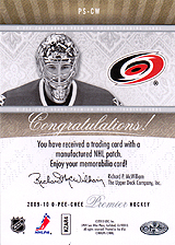 2009-2010 OPC Premier Stitchings PS-CW 