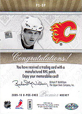 2009-2010 OPC Premier Stitchings PS-DP 