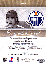 2009-2010 OPC Premier Stitchings PS-JK 