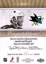 2009-2010 OPC Premier Stitchings PS-JT 