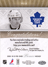 2009-2010 OPC Premier Stitchings PS-LK 