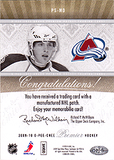 2009-2010 OPC Premier Stitchings PS-MD 