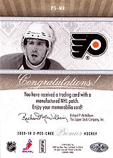 2009-2010 OPC Premier Stitchings PS-MR 