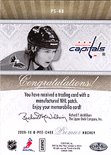 2009-2010 OPC Premier Stitchings PS-NB 