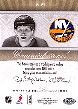 2009-2010 OPC Premier Stitchings PS-PV 