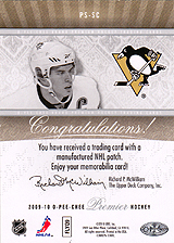 2009-2010 OPC Premier Stitchings PS-SC 