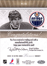 2009-2010 OPC Premier Stitchings PS-SG 