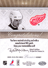 2009-2010 OPC Premier Stitchings PS-SY 