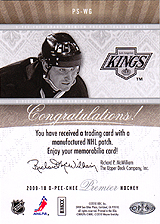 2009-2010 OPC Premier Stitchings PS-WG 