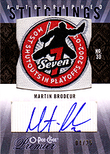 2009-2010 OPC Premier Stitchings Auto APS-BR 