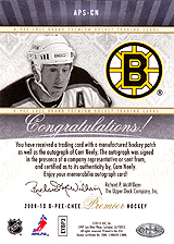 2009-2010 OPC Premier Stitchings Auto APS-CN 