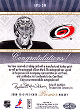 2009-2010 OPC Premier Stitchings Auto APS-CW 