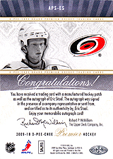 2009-2010 OPC Premier Stitchings Auto APS-ES 