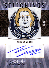 2009-2010 OPC Premier Stitchings Auto APS-TV 