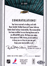 2008-2009 OPC Premier TRIOS 3J-SGR Bobby Ryan :: Ryan Getzlaf :: Teemu Selanne